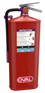 10 lb Dry Chemical Purple K, BC fire extinguisher