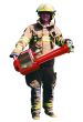 5" TurboDraft Eductor - Firefighter holding the unit.