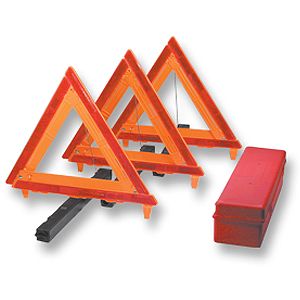 Three-Triangle Vehicle Warning Kit 