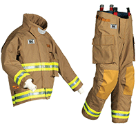 Honeywell Honeywell Morning Pride Firefighter Turnout Bunker Pants MFG 2/04 Size 40 x 33 